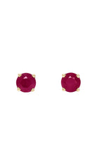 Effy Ruby Royale 14K Yellow Gold Round Solitaire Ruby Stud Earrings, 1.14 TCW - Runway Catalog