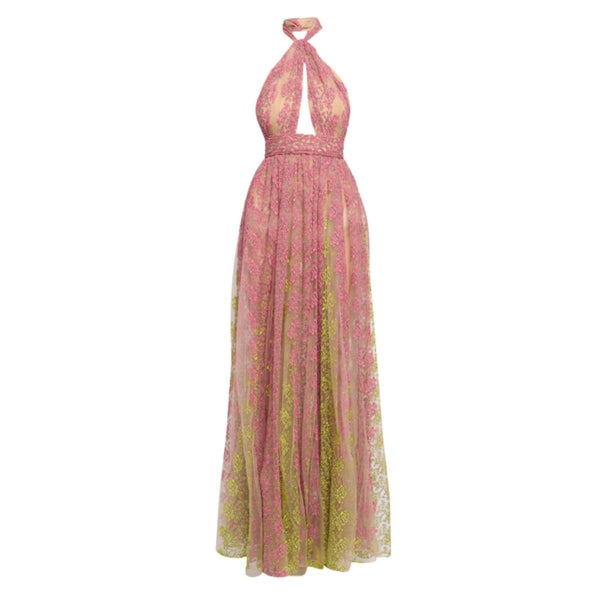 Elie Saab Floral Embroidered Tulle Gown – Runway Catalog