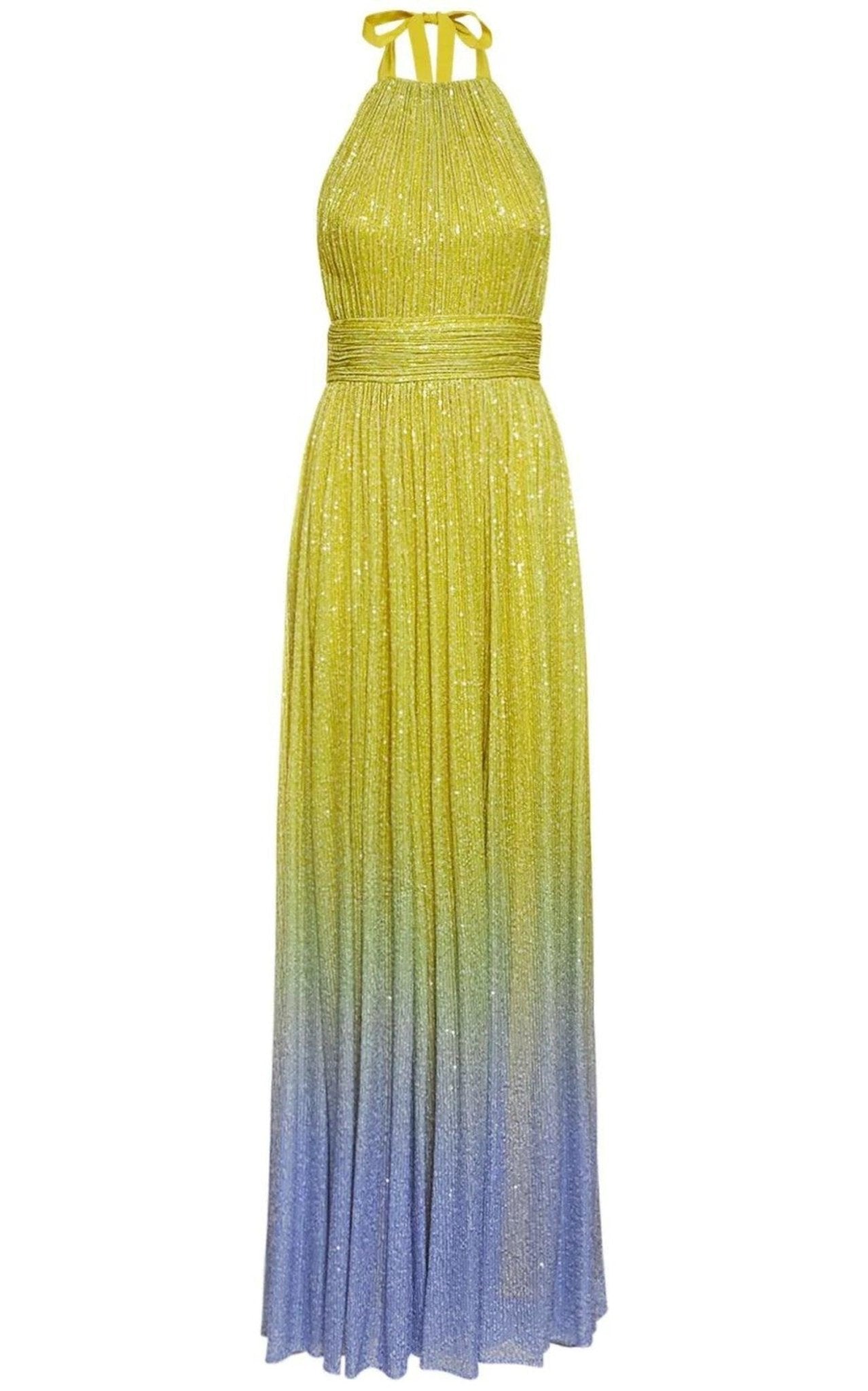 Elie Saab Ombre Sequined Chiffon Gown - Runway Catalog