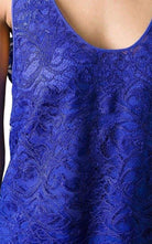 Emilio Pucci Blue Lace Tank Top - Runway Catalog