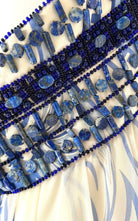 Robe longue dos nu en soie Lazurite délavée Emilio Pucci Greek - Catalogue défilé