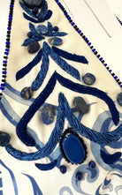 Robe longue dos nu en soie Lazurite délavée Emilio Pucci Greek - Catalogue défilé