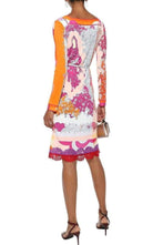 Emilio Pucci Lace - Trimmed Printed Jersey Dress - Runway Catalog