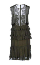 Emilio Pucci Silk Lace Ruffled Dress - Runway Catalog