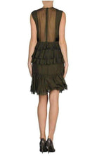 Emilio Pucci Silk Lace Ruffled Dress - Runway Catalog