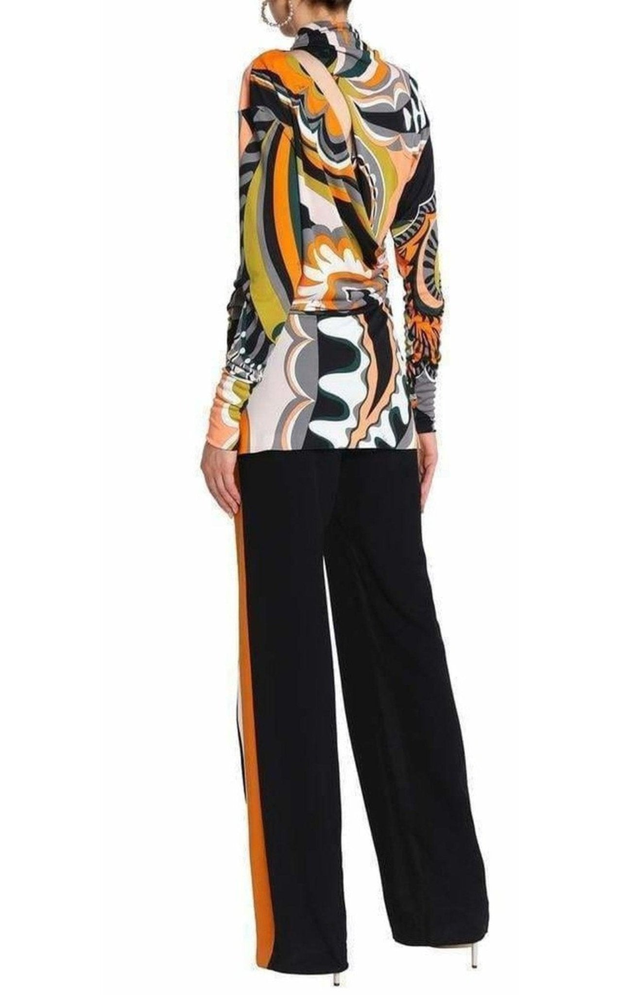 Emilio Pucci Wrap-effect Cutout Top – Runway Catalog