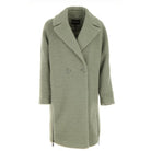 Emporio Armani Double - breasted Celadon Green Coat - Runway Catalog