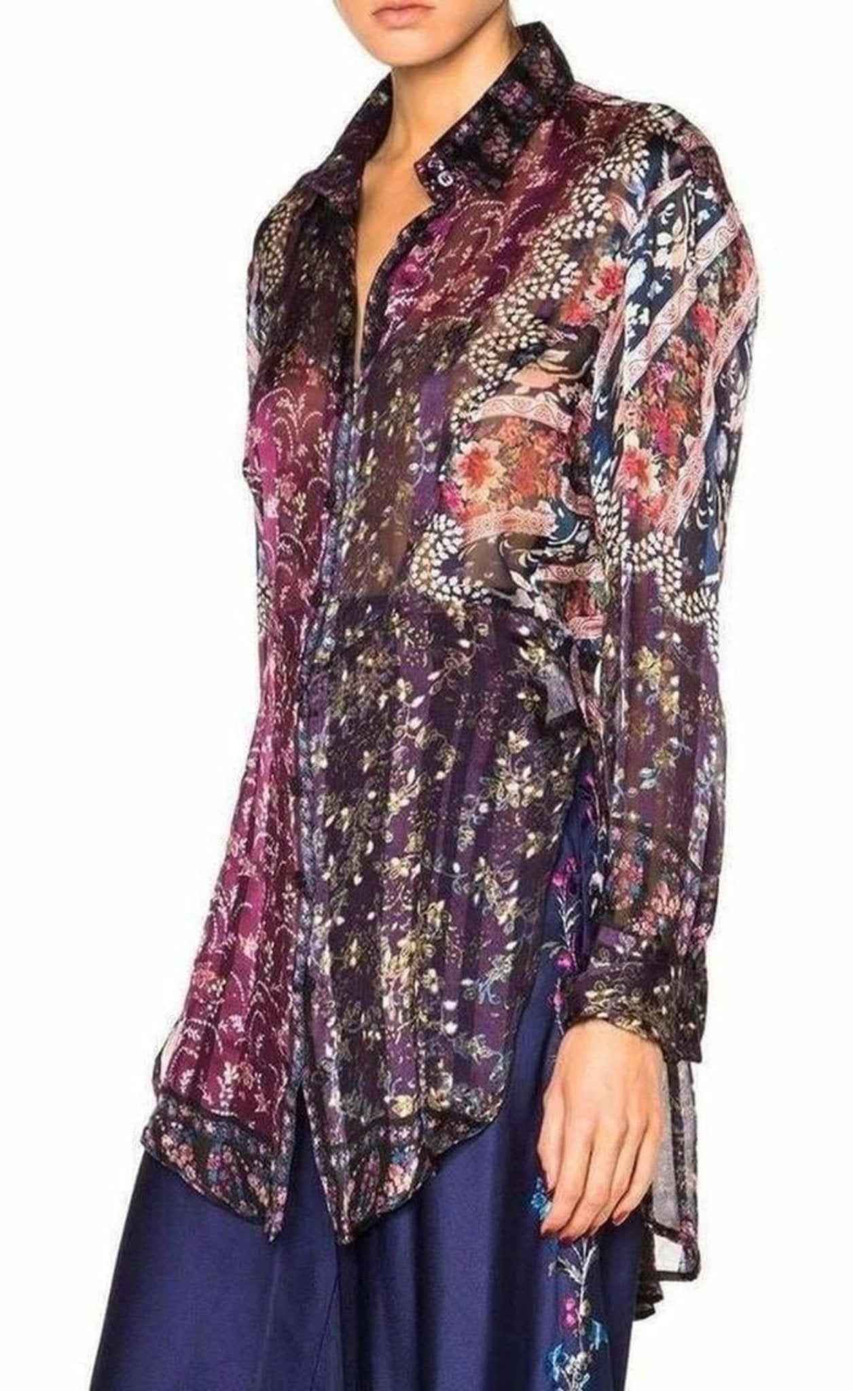 Etro Alina Silk Shirt - Runway Catalog