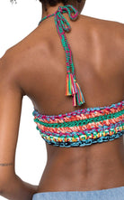 Etro Cropped Crocheted Halterneck Top - Runway Catalog