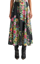 Etro Floral Print Cotton Midi Skirt - Runway Catalog