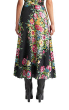 Etro Floral Print Cotton Midi Skirt - Runway Catalog