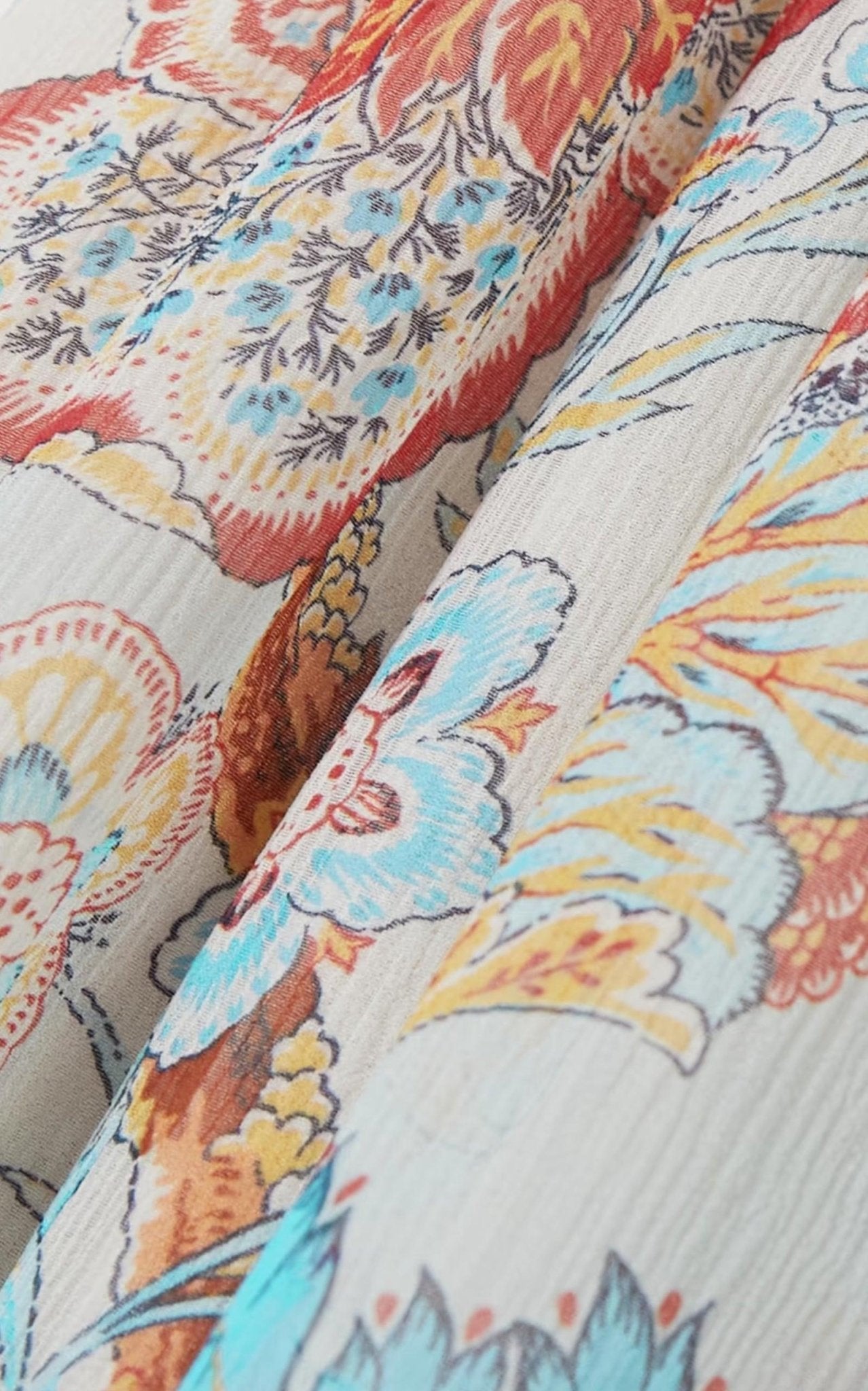 Etro Pleated Floral Print Maxi Skirt - Runway Catalog