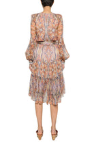 Etro Silk Graphic Print Tiered Dress - Runway Catalog