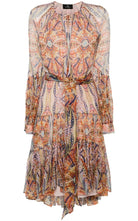 Etro Silk Graphic Print Tiered Dress - Runway Catalog