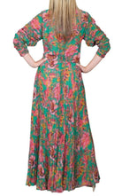 Etro Ying Yang Micro - Robe en mousseline plissée à imprimé - Catalogue défilé