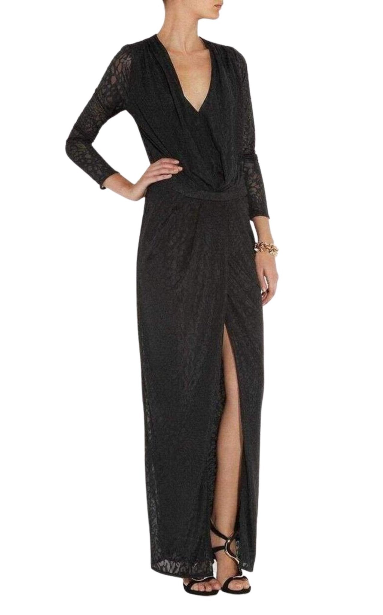 Faith Connexion Leopard Print Maxi Dress - Runway Catalog