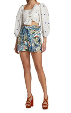 Farm Rio Flower - Embroidered Cotton Crop Top - Runway Catalog