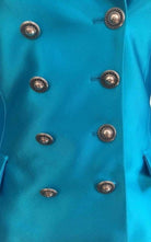 Fausto Puglisi Fausto Puglisi Silk Double Breasted Silk Blazer - Runway Catalog