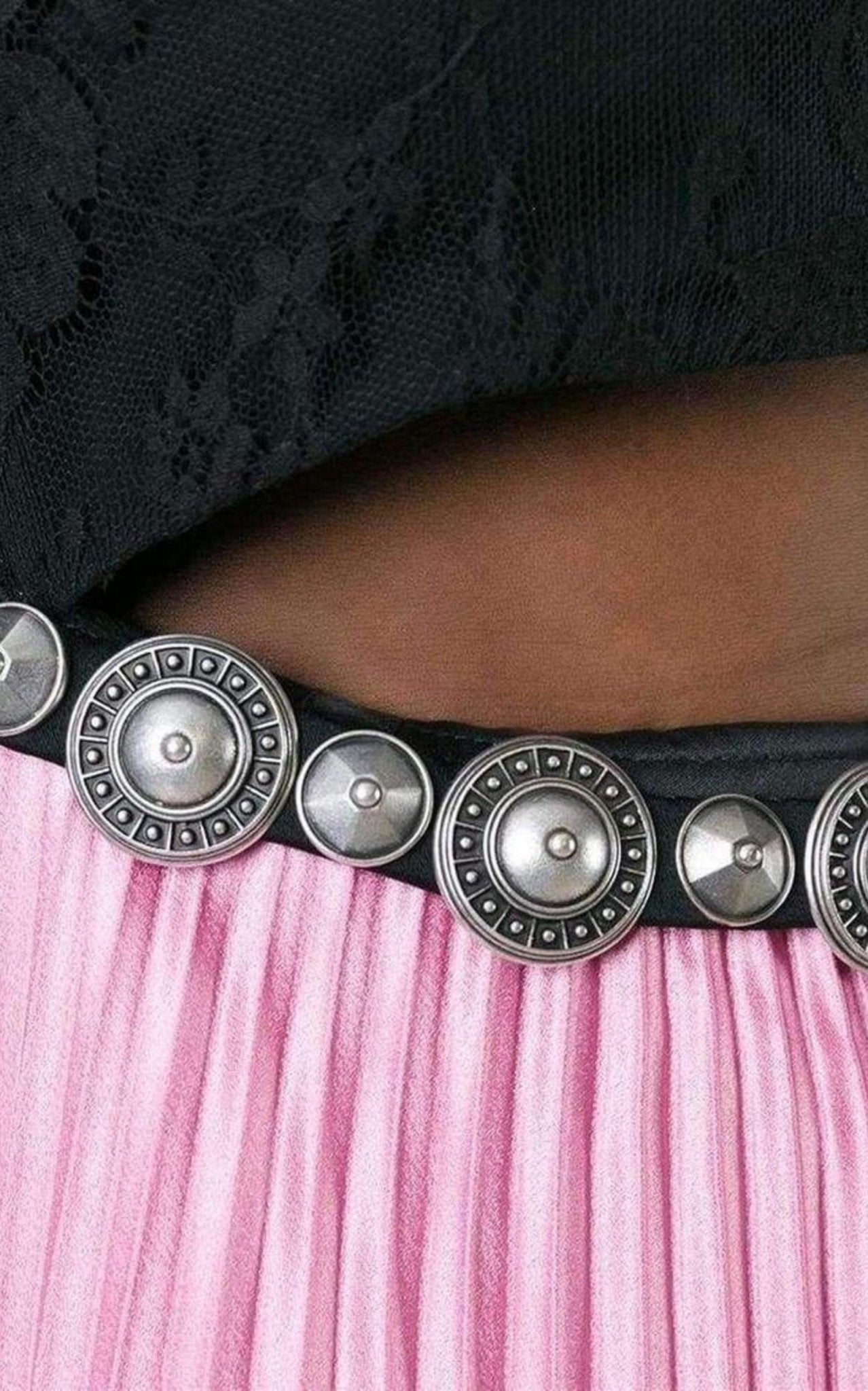 Fausto Puglisi Floral Lace Pleated Dress - Runway Catalog