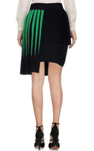 Fausto Puglisi Green Pleated Asymmetrical Skirt - Runway Catalog