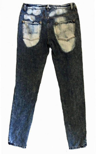 Fausto Puglisi Skinny Metal Embellishment Jeans - Runway Catalog