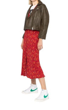 Veste motard courte en cuir Ganni - Catalogue défilé