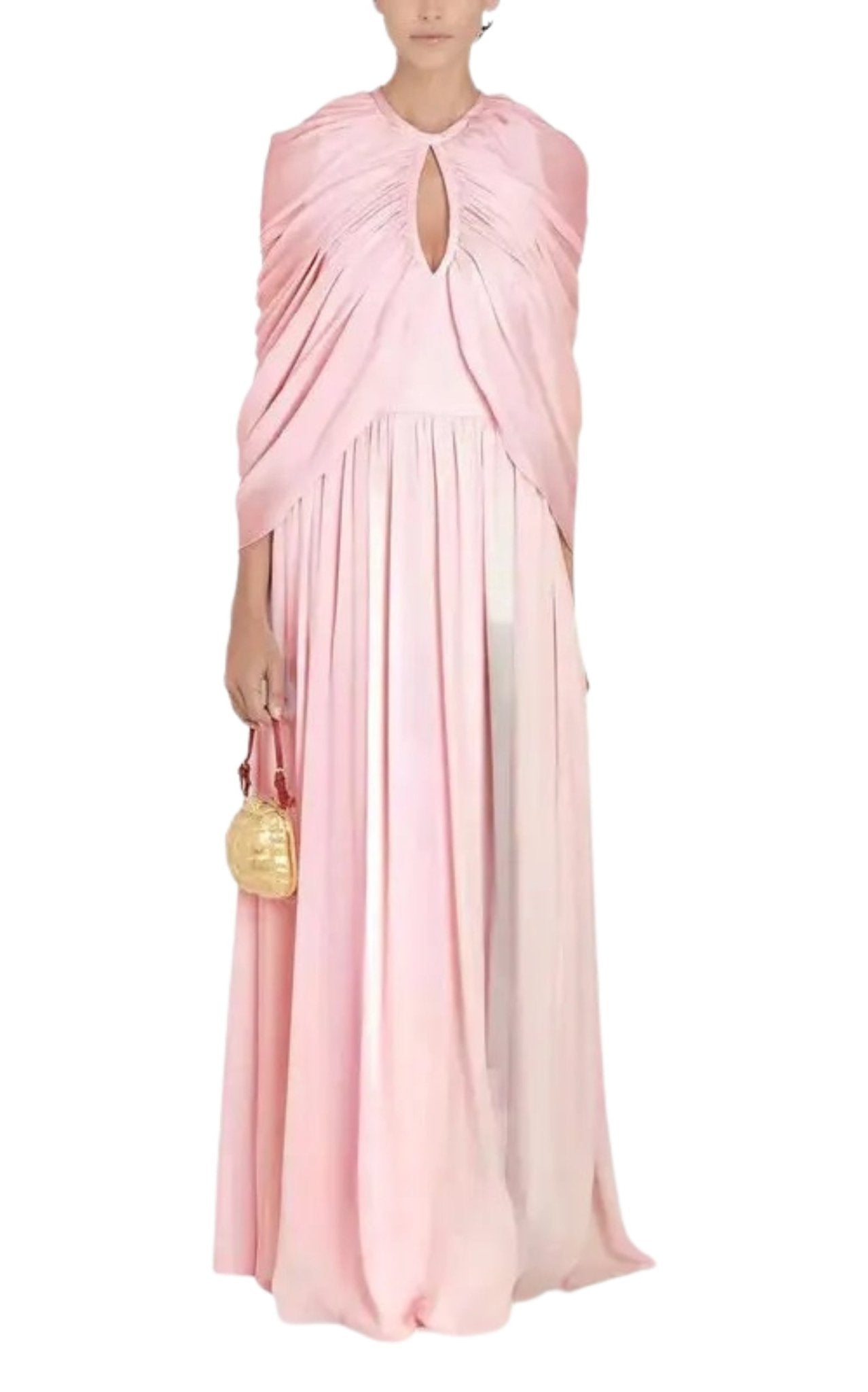 Giambattista Valli Cape-Style Silk Gown - Runway Catalog