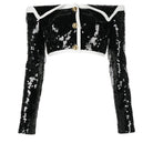 Giambattista Valli Sequin Bustier Jacket - Runway Catalog