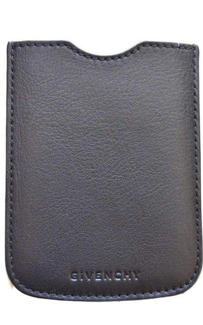 Givenchy Givenchy Black Leather Phone or Credit Card Case - Runway Catalog