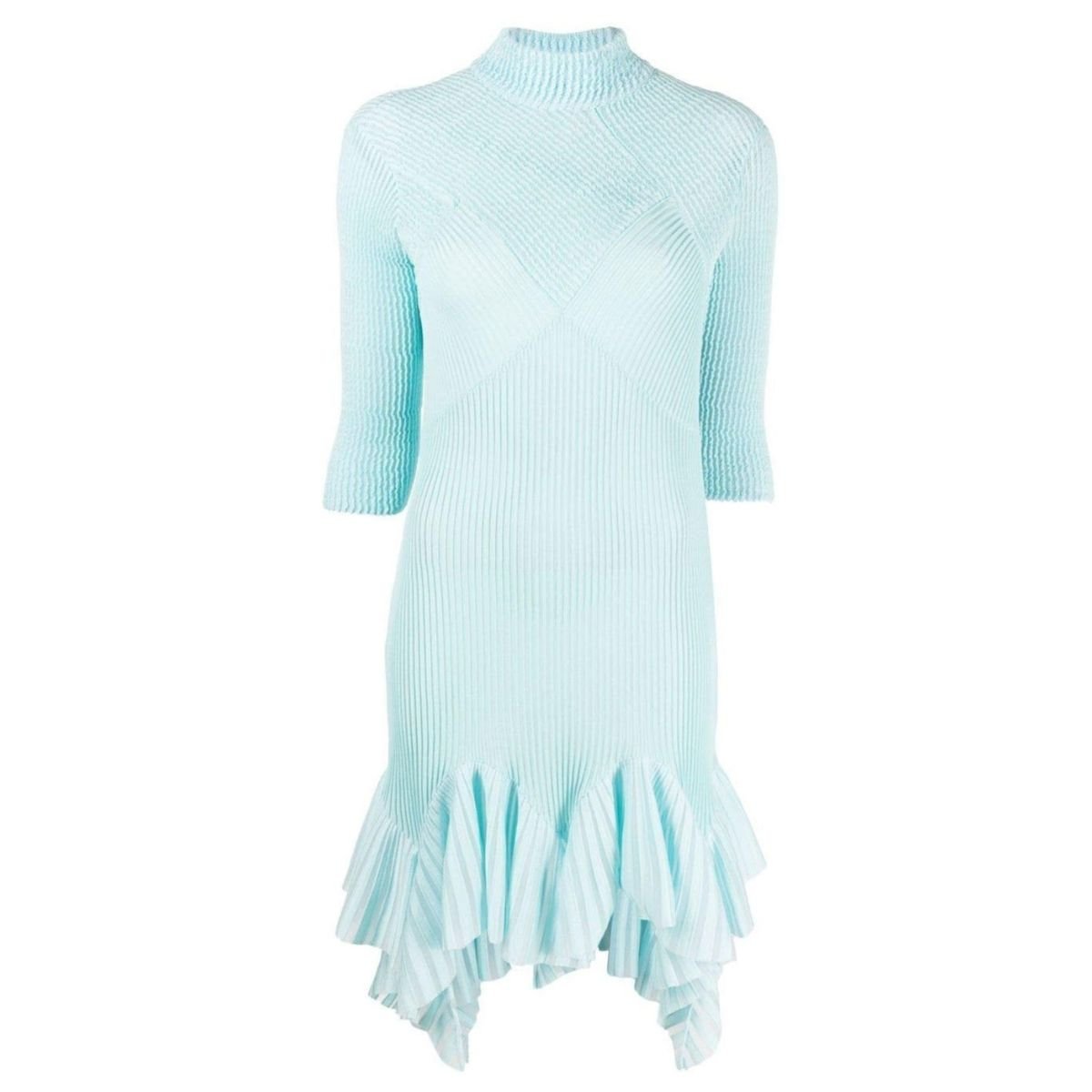 high neck asymmetric dress High Neck Ruched Asymmetric Mini Dress In White Slinky | EGO US