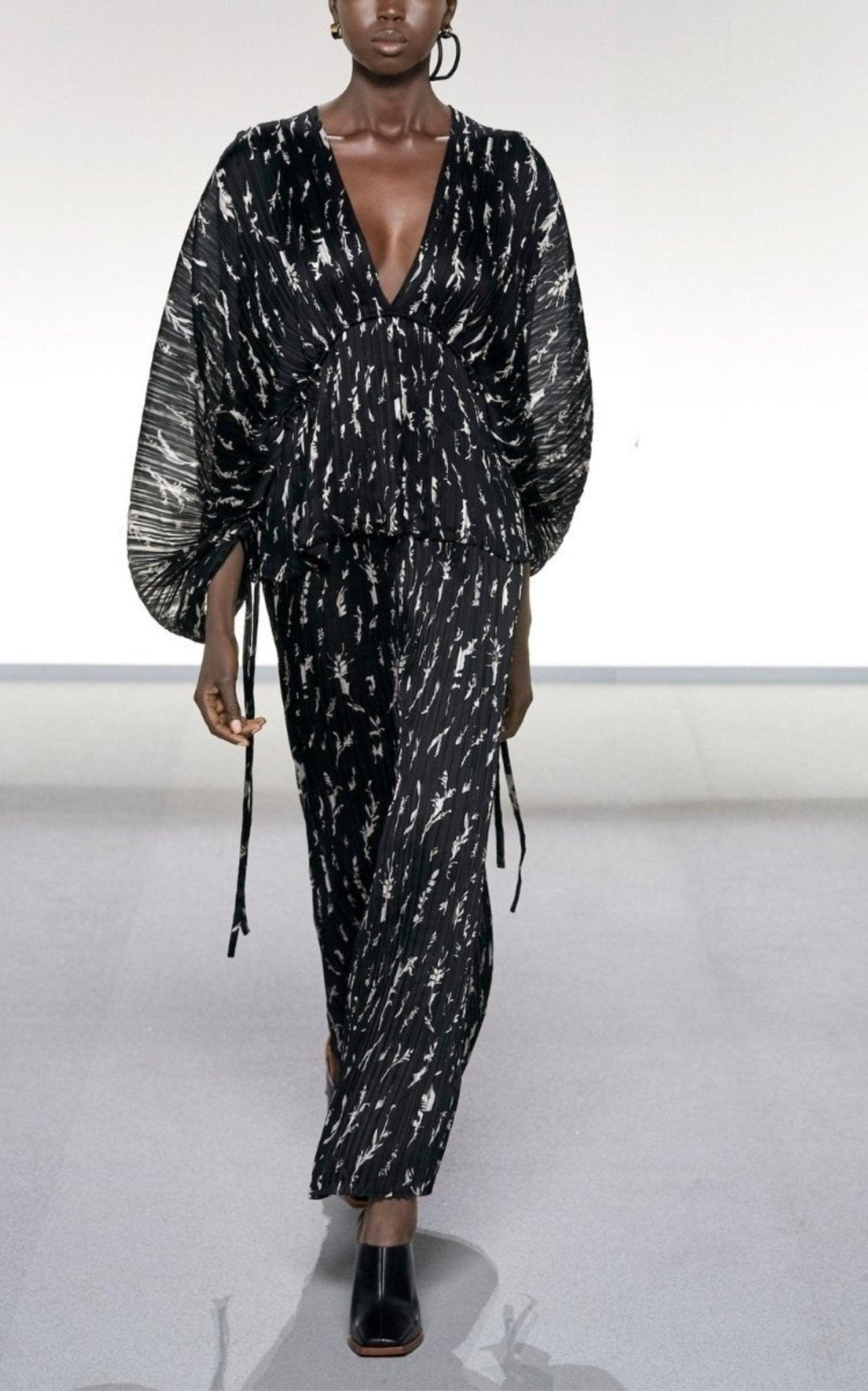 Givenchy Pleated Maxi Dress - Runway Catalog