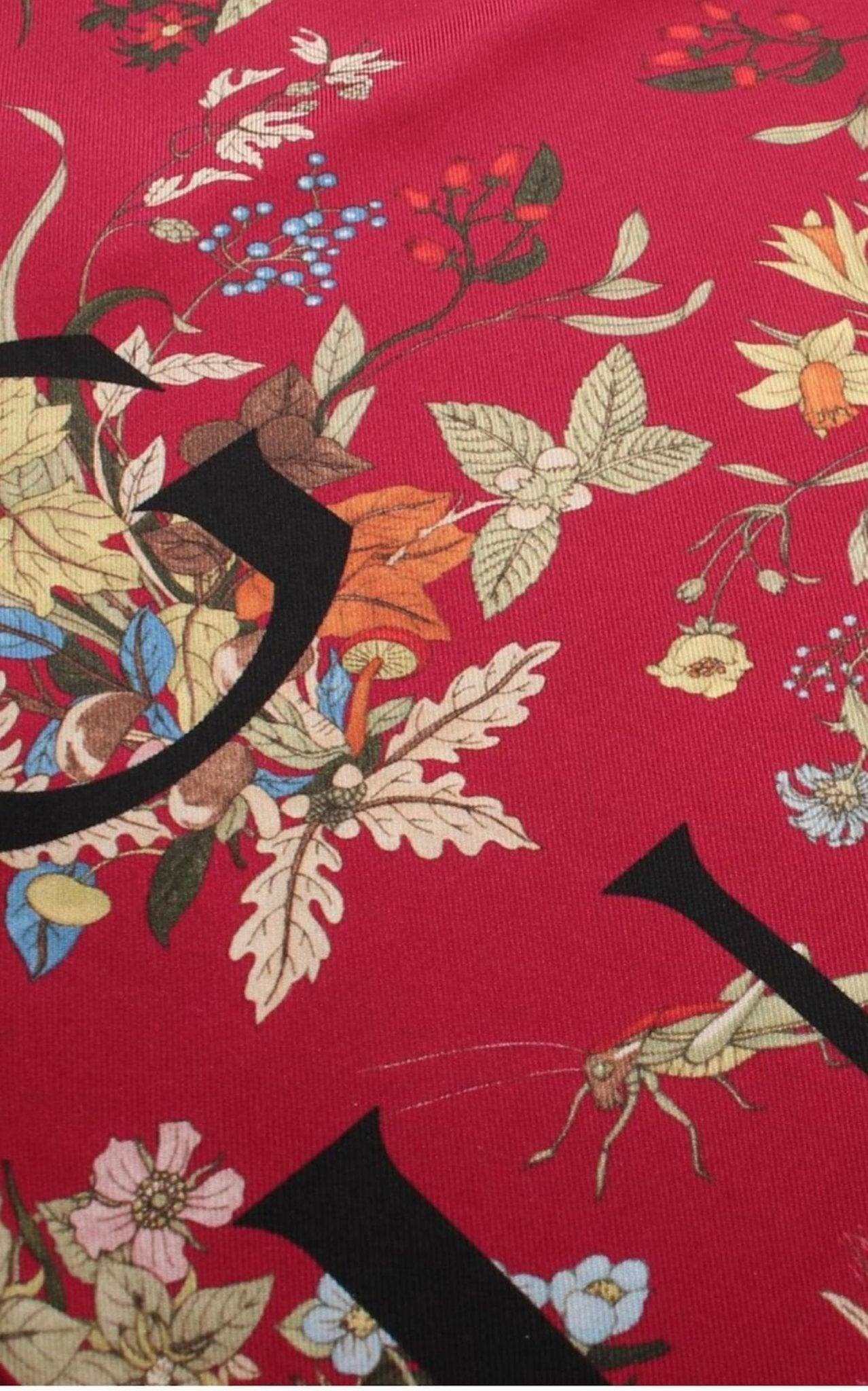 Gucci 100th Anniversary Silk Scarf Burgundy – Runway Catalog