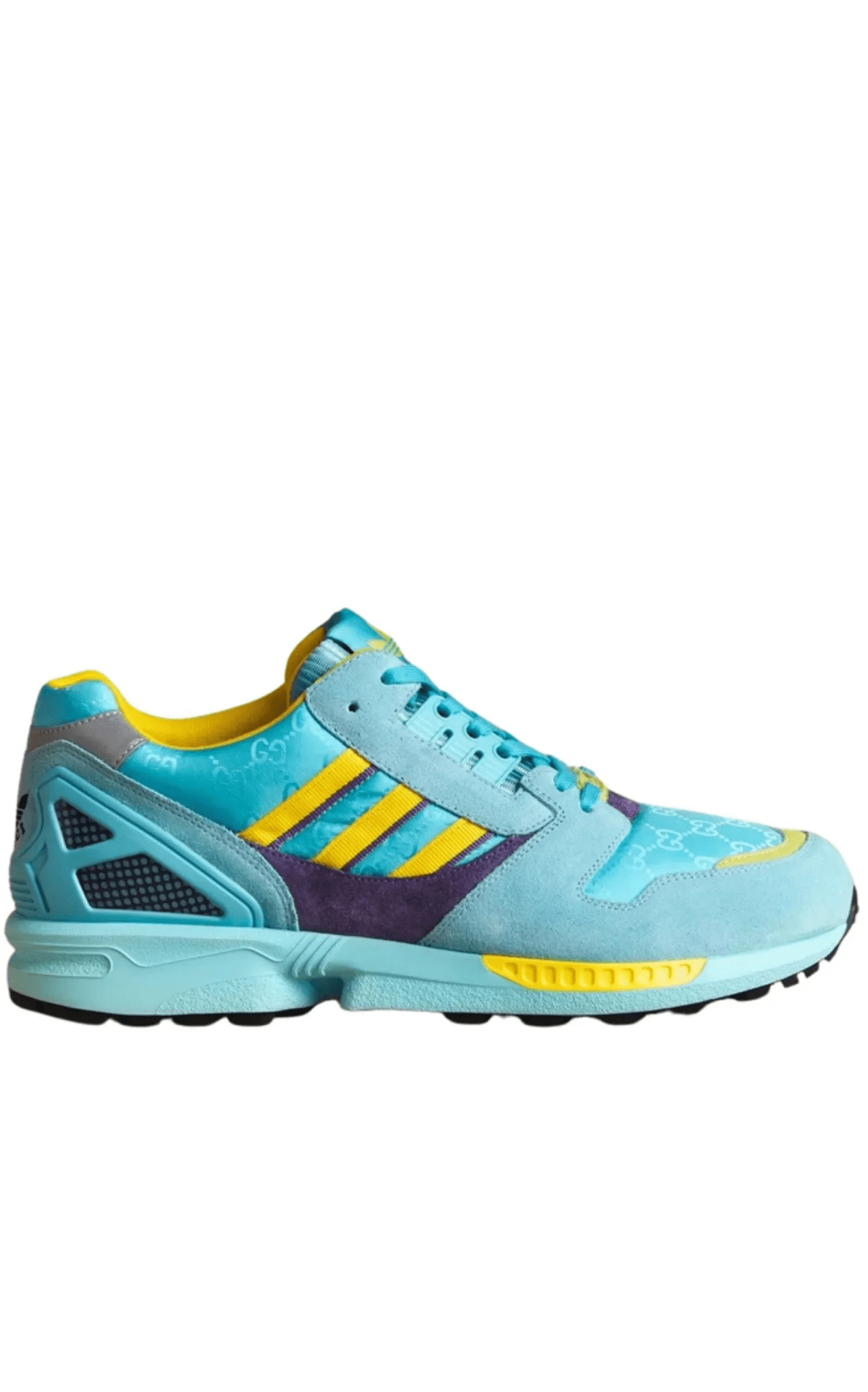 Gucci Adidas ZX 8000 Two Tone Suede Sneakers - Runway Catalog