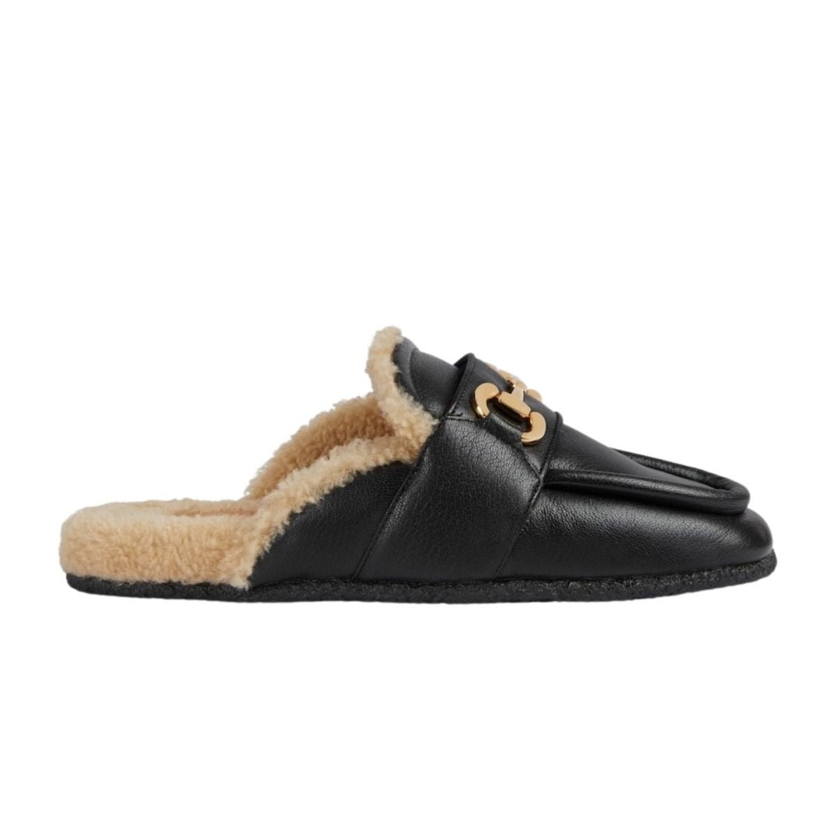 Gucci Ariel Horsebit Fur Slippers Mules - Runway Catalog