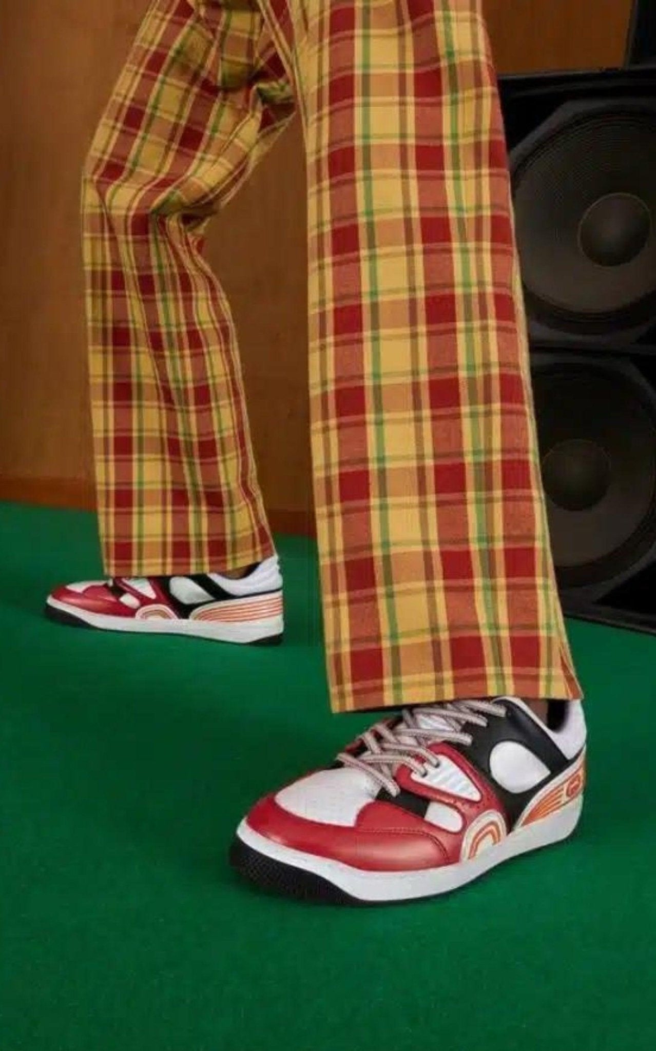 Gucci Basket Lace - up Sneakers - Men's - Runway Catalog