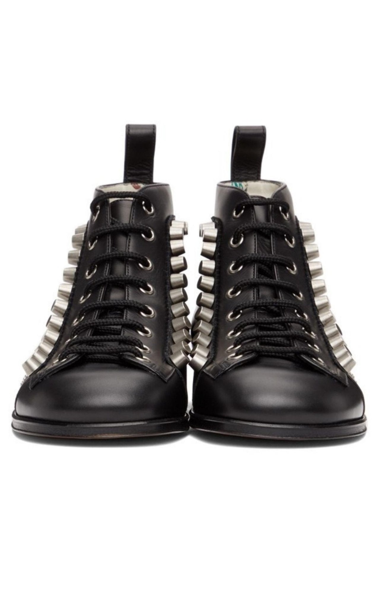 Gucci Black Brogue Detail Boots