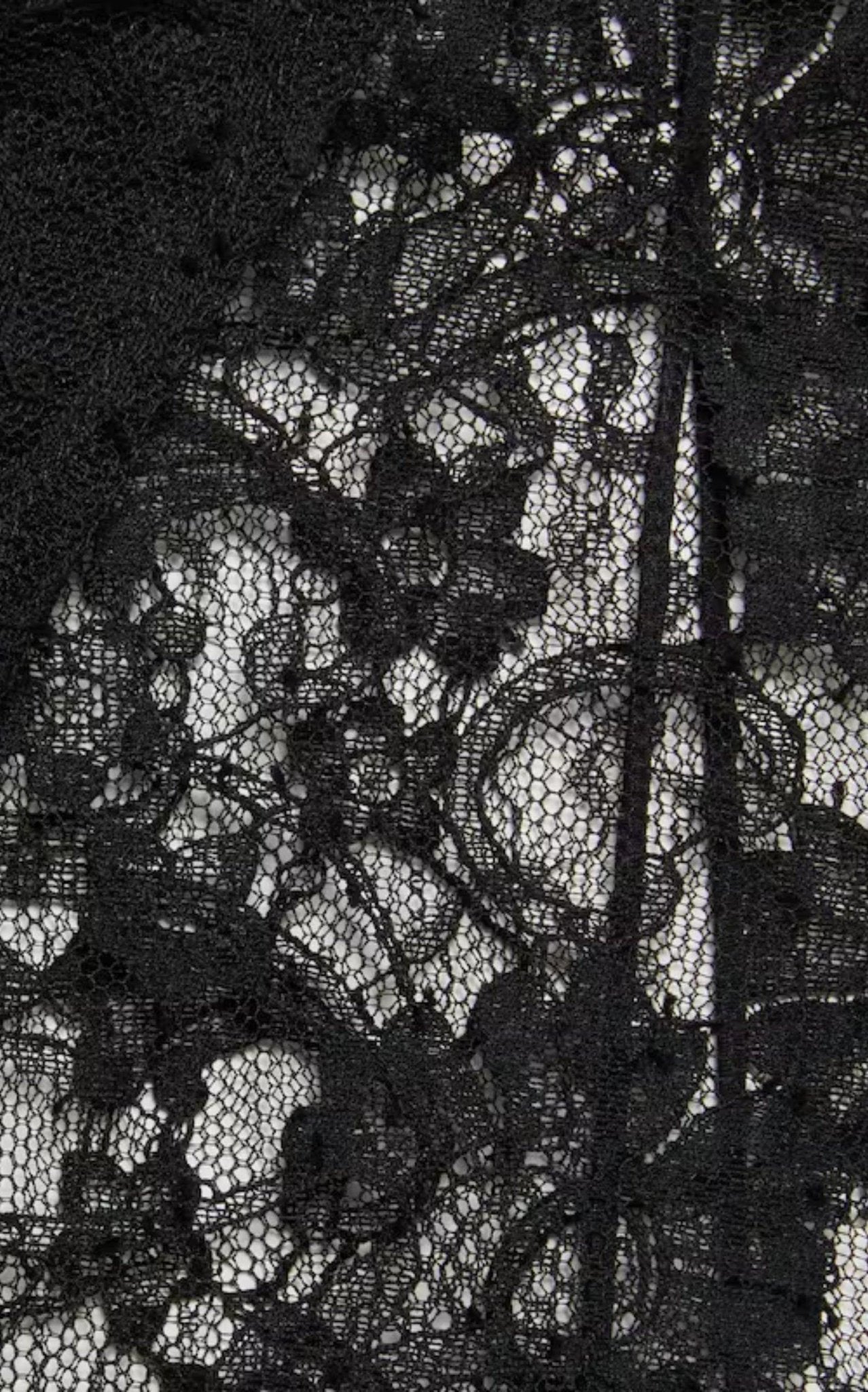 Gucci Black Lace Floral Motif Shirt - Runway Catalog