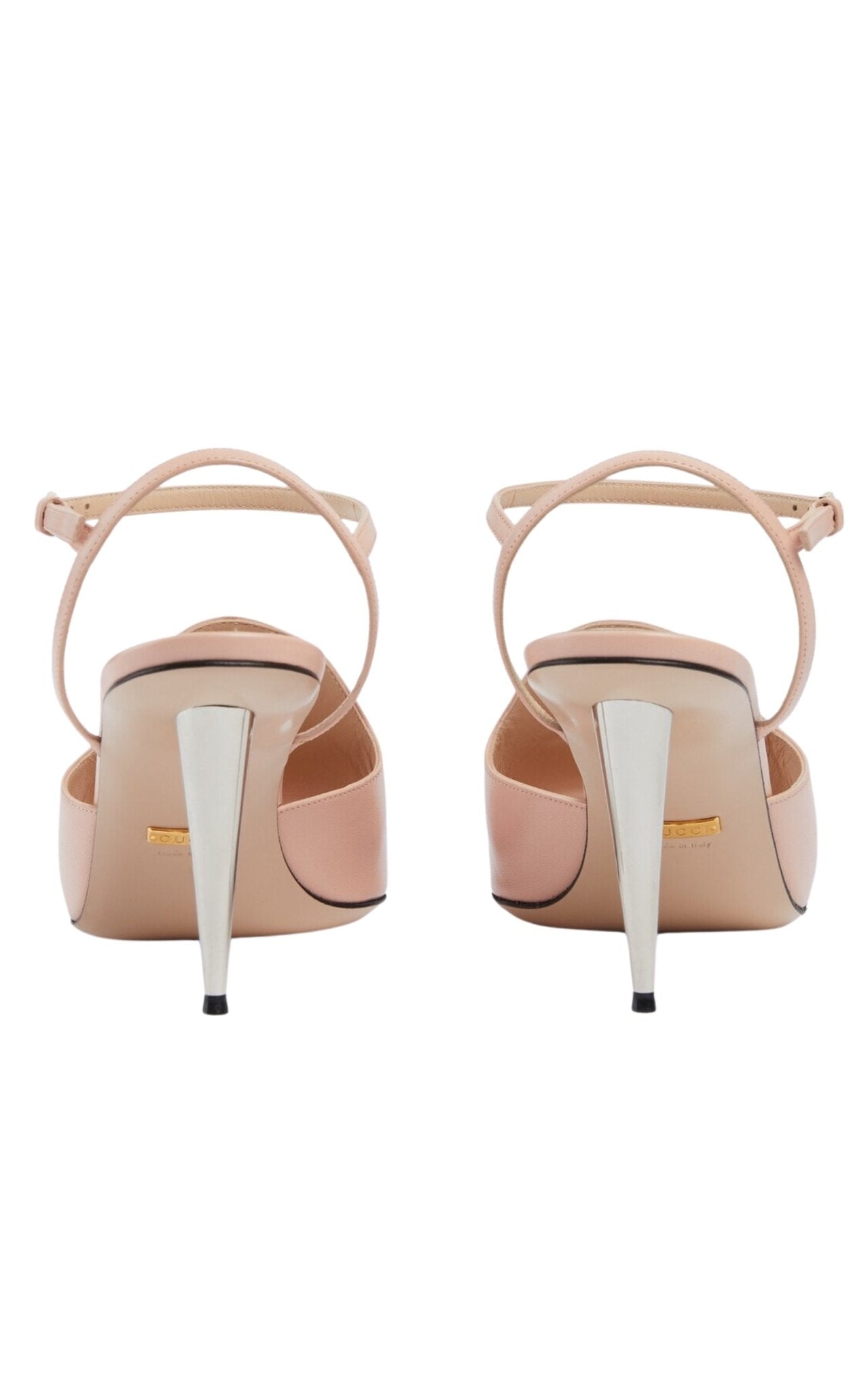 Gucci Blondie Leather Sandals - Runway Catalog