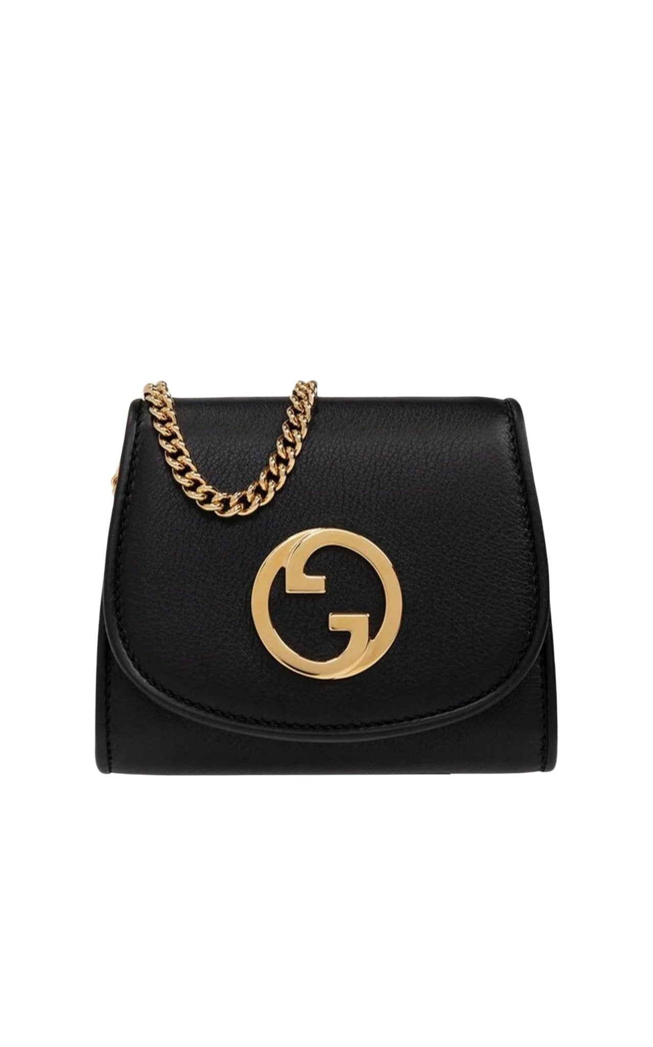 Gucci Blondie Medium Chain Wallet in Black