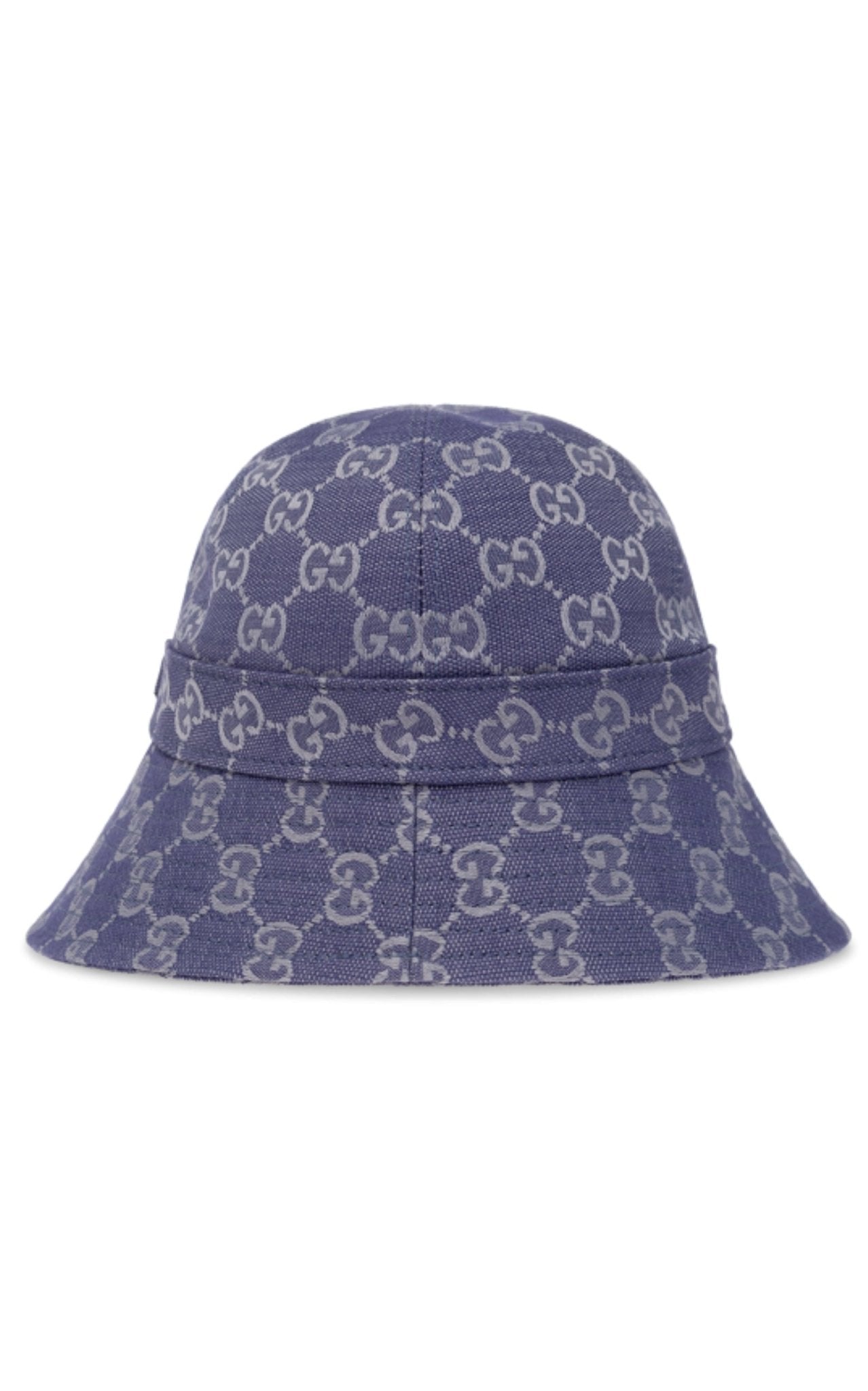 Gucci Blue Monogrammed Bucket Hat - Runway Catalog