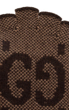 Gucci Brown Cashmere GG Fingerless Gloves - Runway Catalog