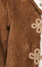Gucci Brown Suede Embroidered Jacket - Runway Catalog