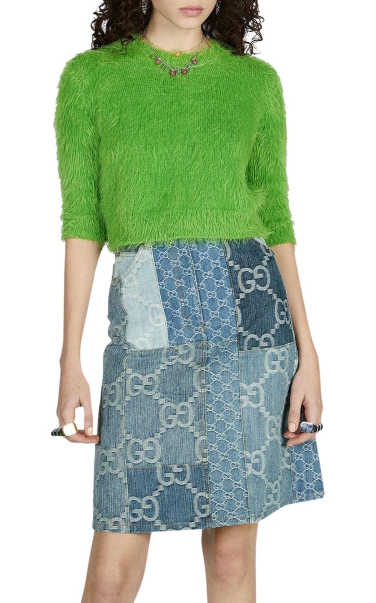 Gucci Brushed Wool Knit Sweater