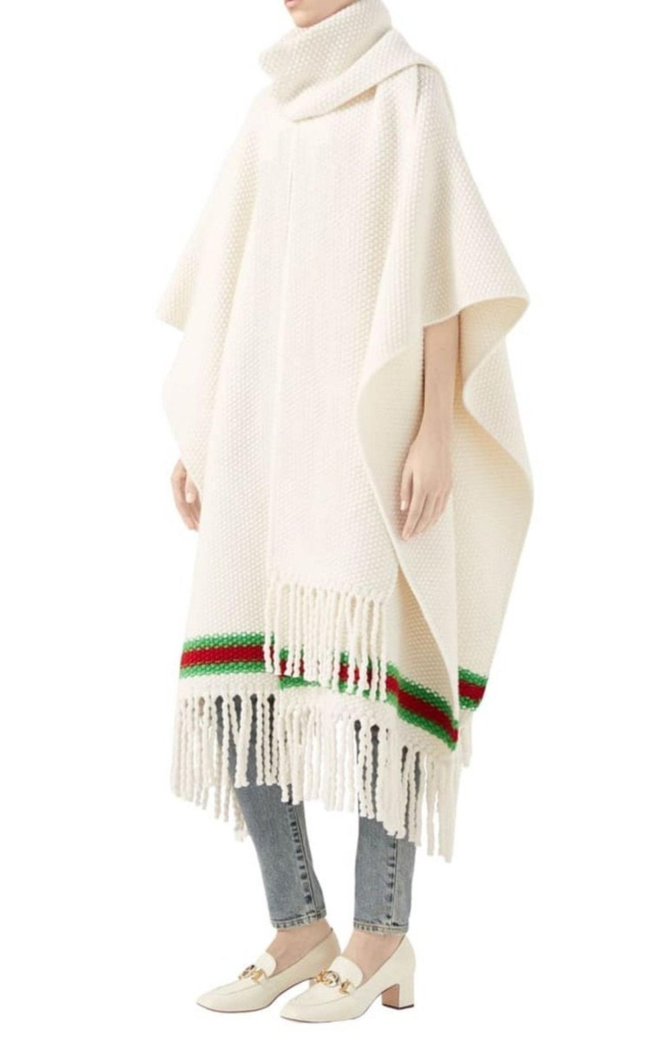 Gucci Cape with Oversize Wool Scarf - Runway Catalog