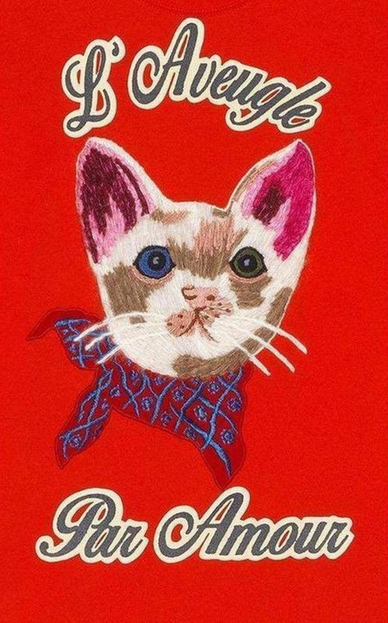 GUCCI グッチ 猫刺繍 Tシャツ 黒 cat 美品】グッチ キャット エンブロイダリー Tシャツ ブラック GUCCI 刺繍