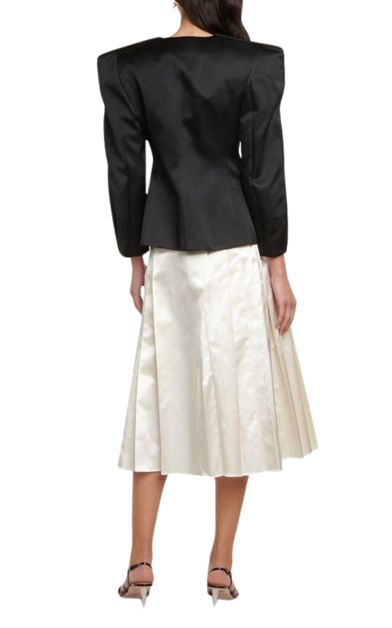 Gucci Chain Trimmed Satin Blazer - Runway Catalog