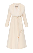 Gucci Cosmogonie Belted Faux Fur - Trimmed Wool - Blend Coat - Runway Catalog