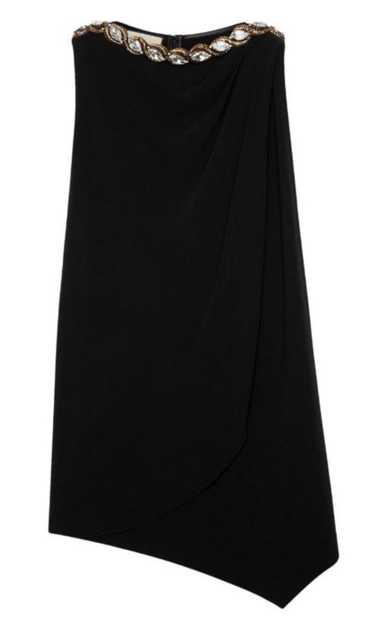 Gucci Crystal Embellished Draped Jersey Shift Dress – Runway Catalog