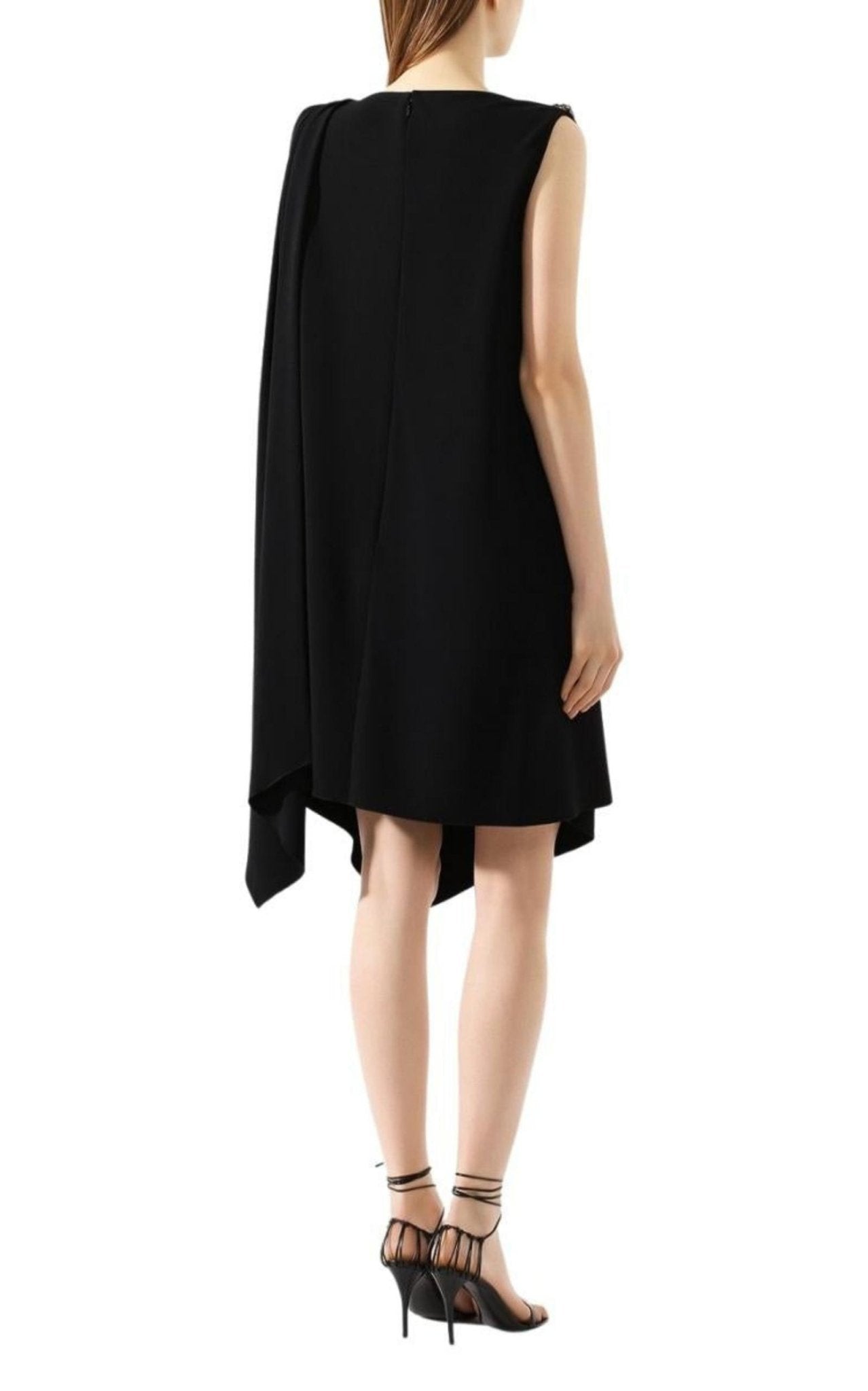 Gucci Crystal Embellished Draped Jersey Shift Dress - Runway Catalog