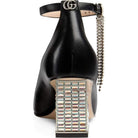 Gucci Crystal Logo Heel Pump - Runway Catalog